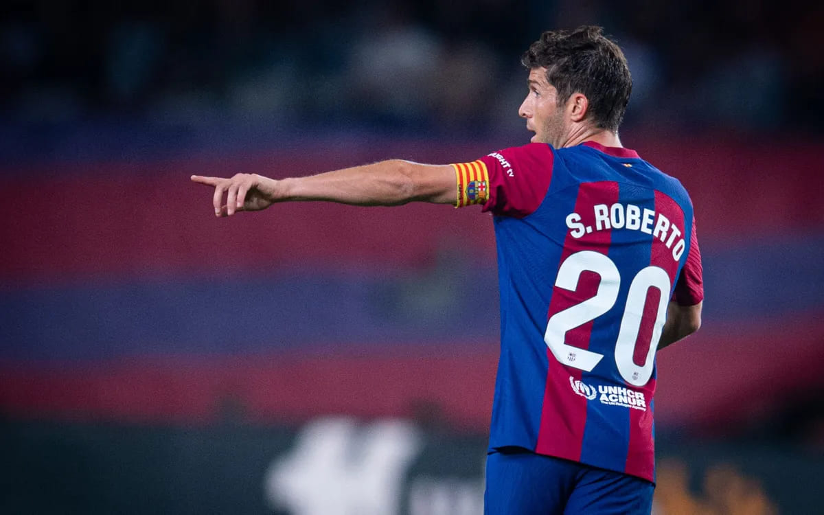 Sergi Roberto, ex capitán del FC Barcelona que se encuentra en la agenda del Sevilla FC