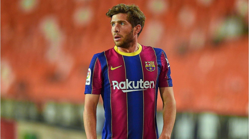 Sergi Roberto, jugador que se encuentra libre y que es uno de los grandes deseos de García Pimienta