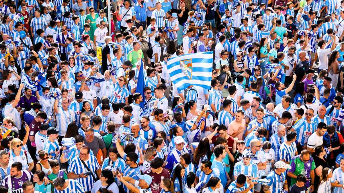 Aficionados del Málaga CF