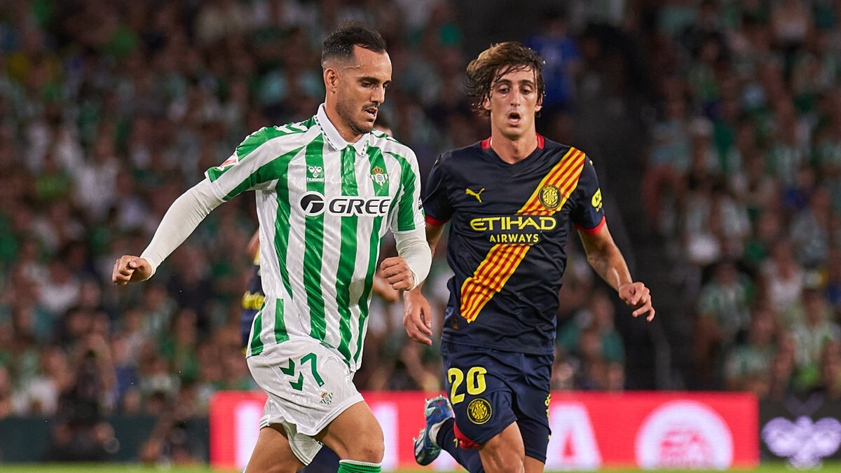 Juanmi Jiménez y Bryan Gil en el Real Betis - Girona FC | Salvador López Medina para El MIRA