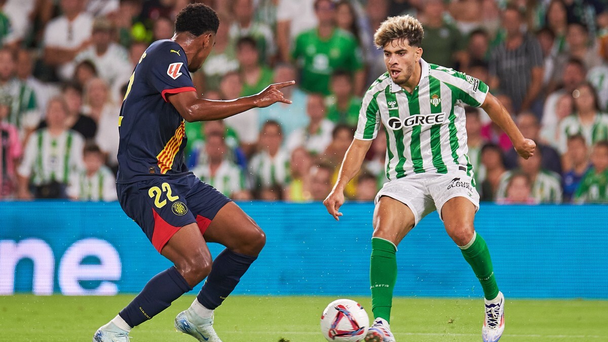 Ez Abde en el Real Betis - Girona FC | Salvador López Medina para El MIRA
