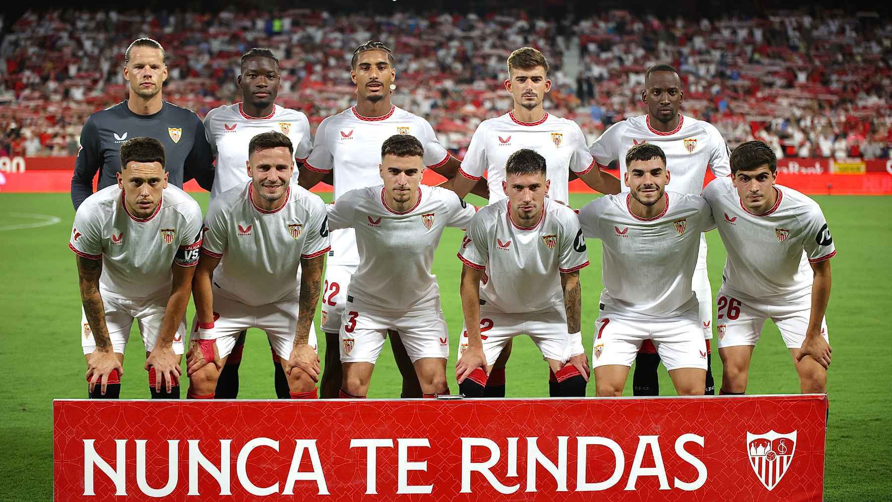 Once del Sevilla en el Sevilla FC - Villarreal | Samuel López para El MIRA