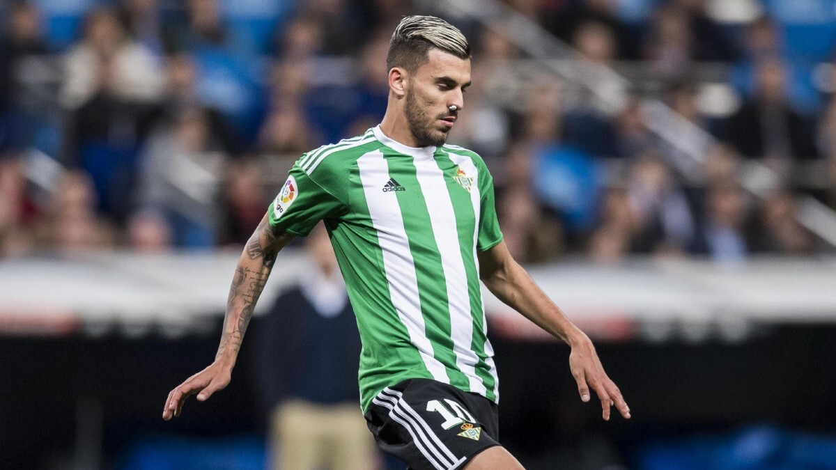 Dani Ceballos durante su etapa en el Real Betis