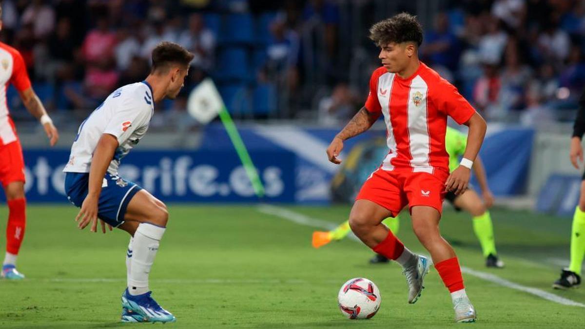 Nico Melamed en el CD Tenerife - UD Almería