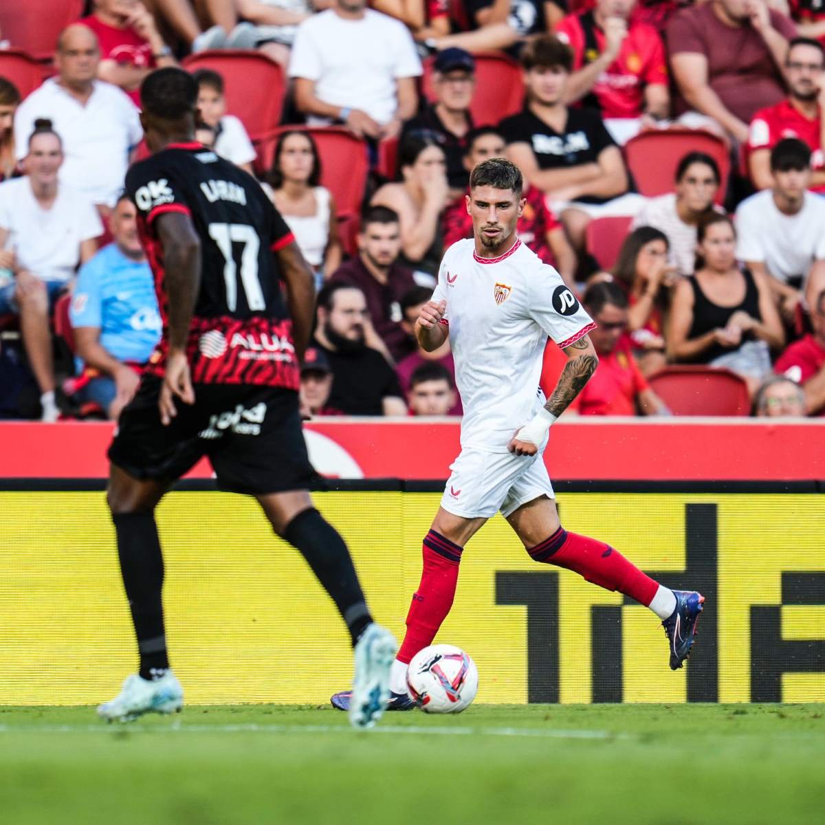 Carmona en el RCD Mallorca - Sevilla FC | Foto: SFC