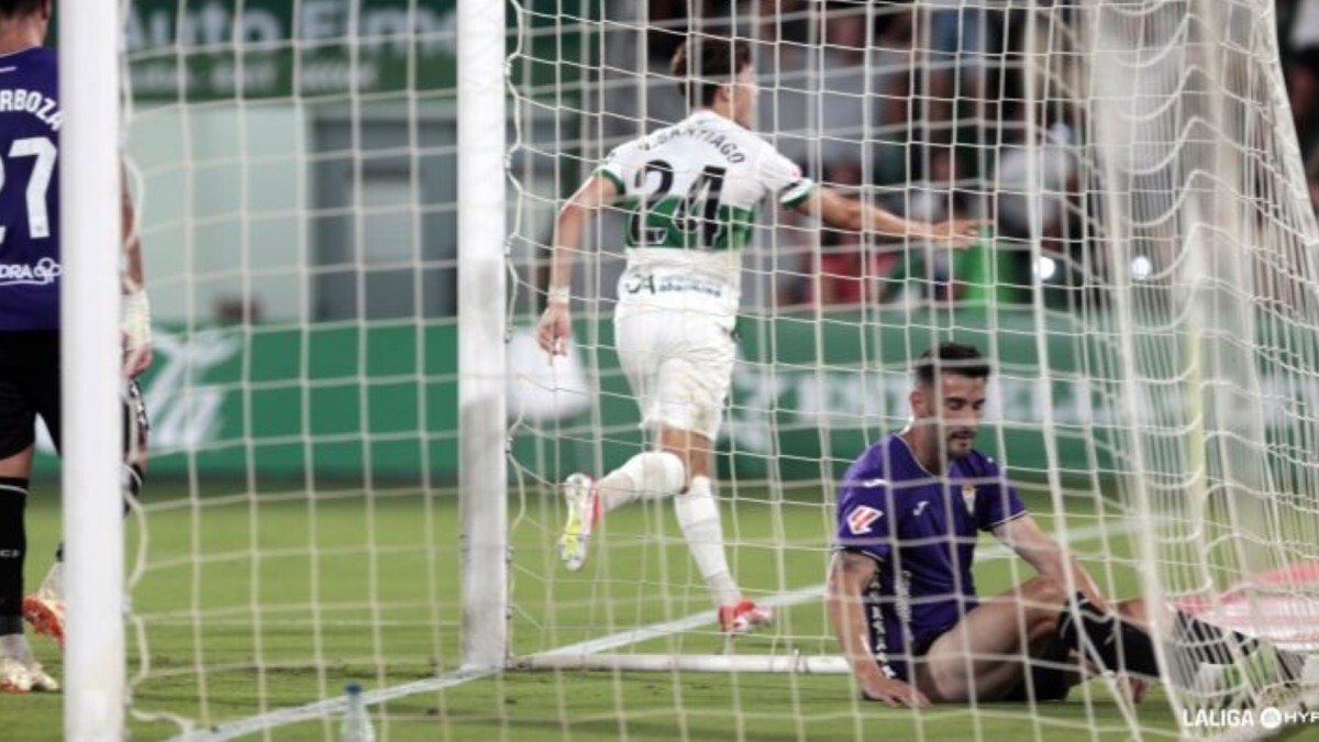 Gol del Elche CF ante el Córdoba CF