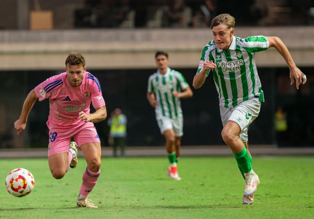 Jesús Rodríguez con en el Betis Deportivo - Recreativo de Huelva | Foto: RBB