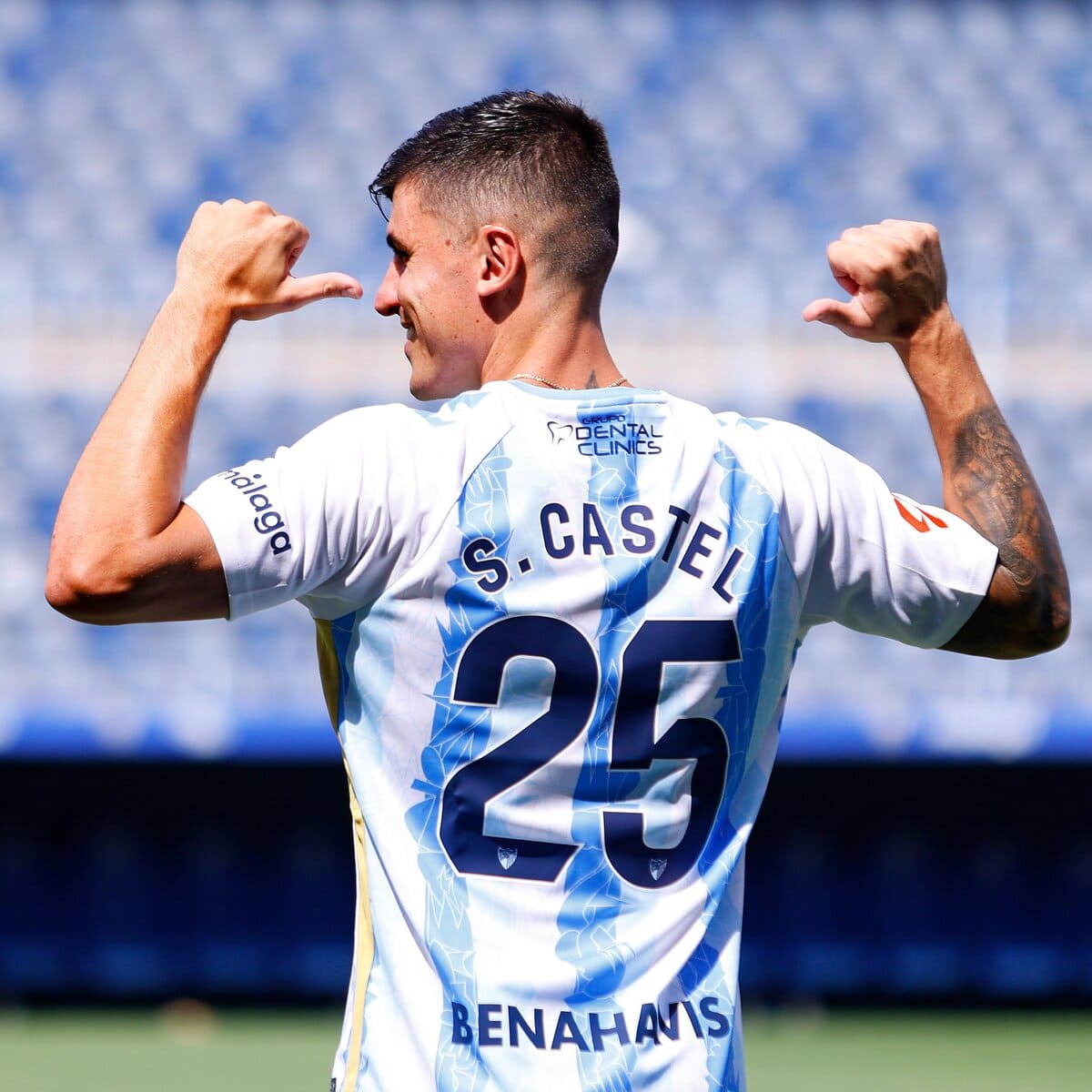 Sergio Castel, quinto fichaje del Málaga CF para la temporada 2024/2025