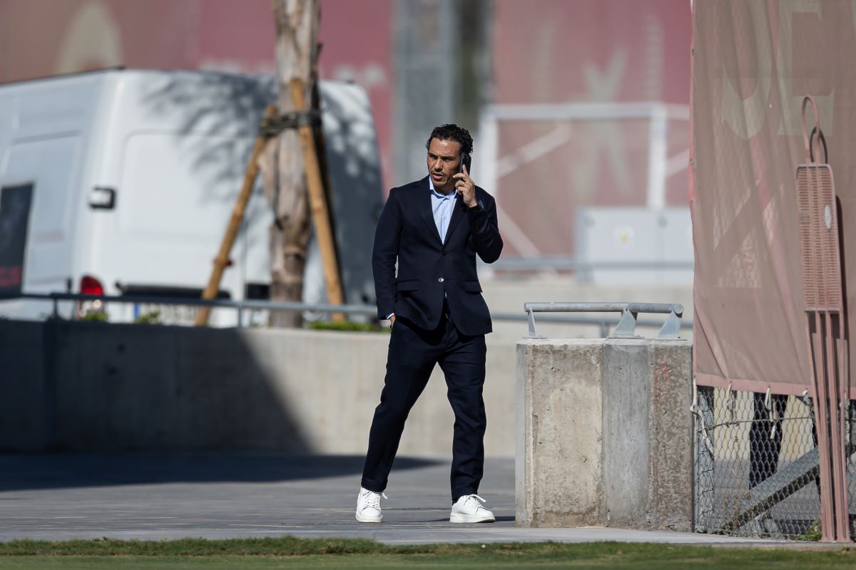 José María del Nido Carrasco en el entrenamiento del Sevilla FC | Rafael Román para El MIRA