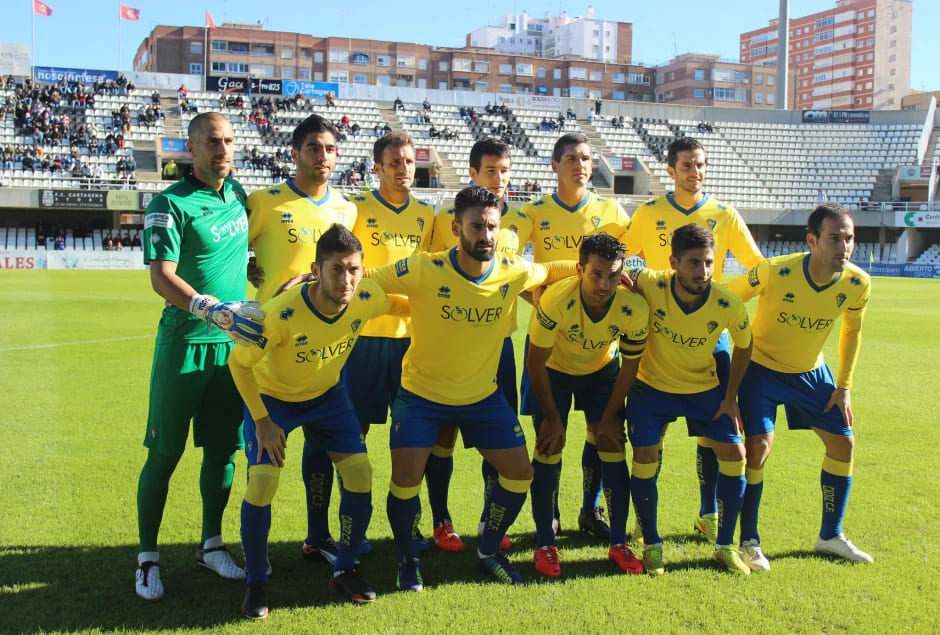 Once titular del Cádiz CF en la última visita al Cartagonova para jugar ante el FC Cartagena