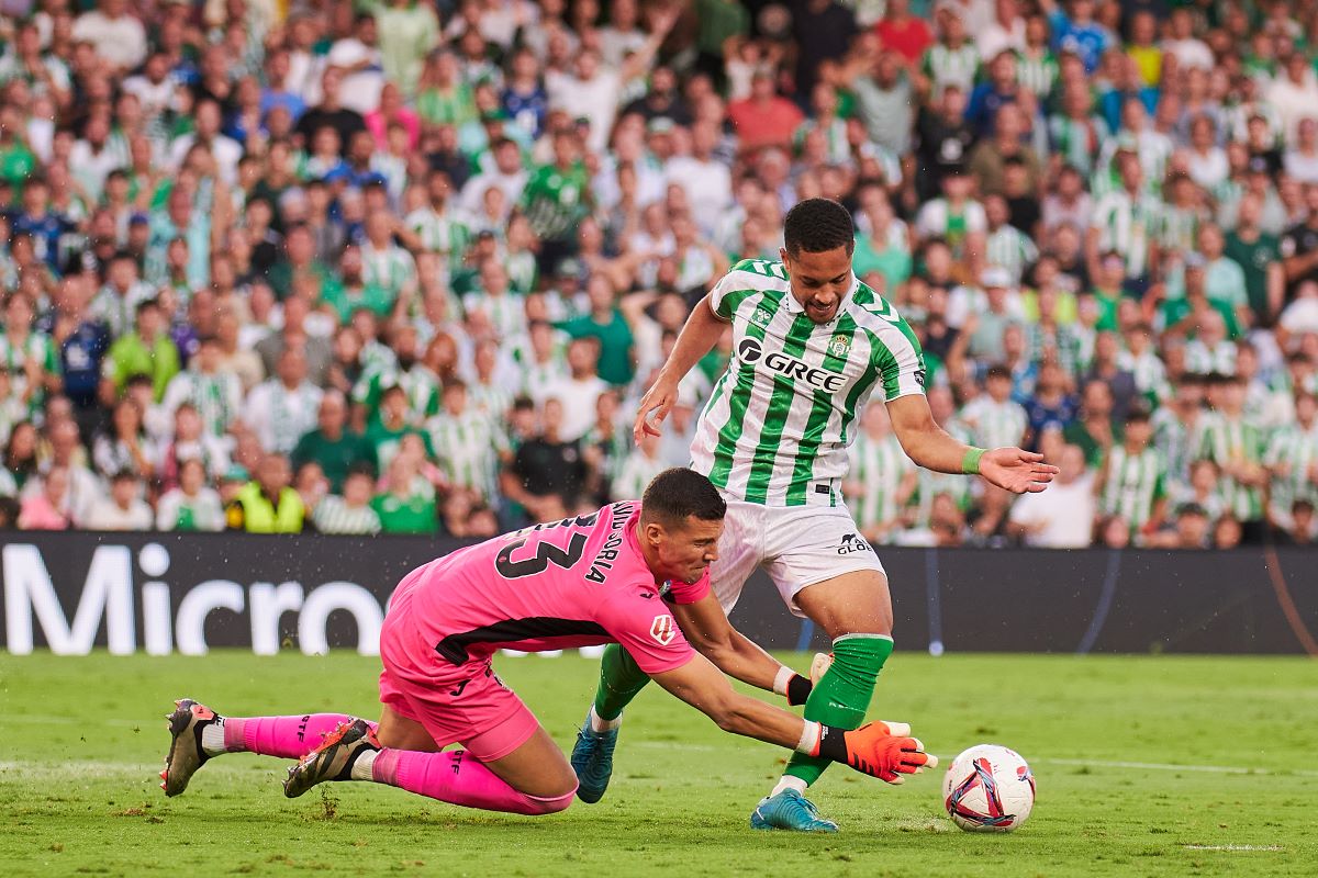 Vitor Roque en el Real Betis - Getafe CF | Salvador López Medina para El MIRA