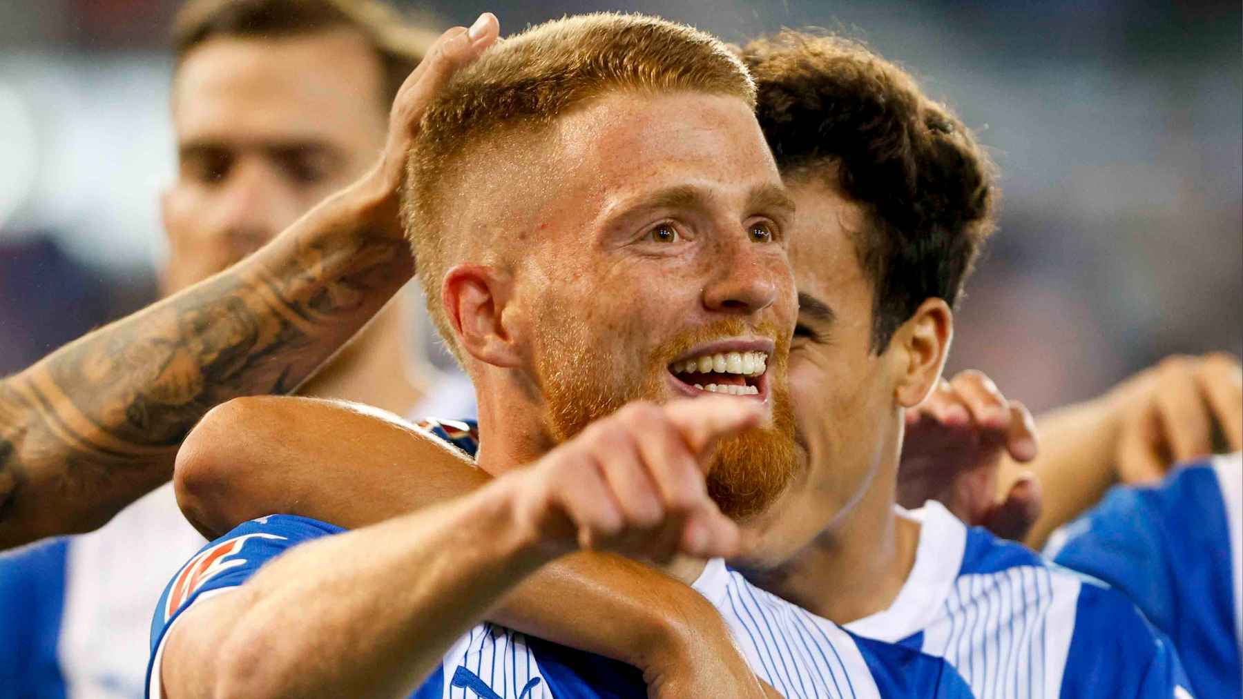 Carlos Vicente celebra su gol en el Deportivo Alavés - Sevilla FC | LaLiga