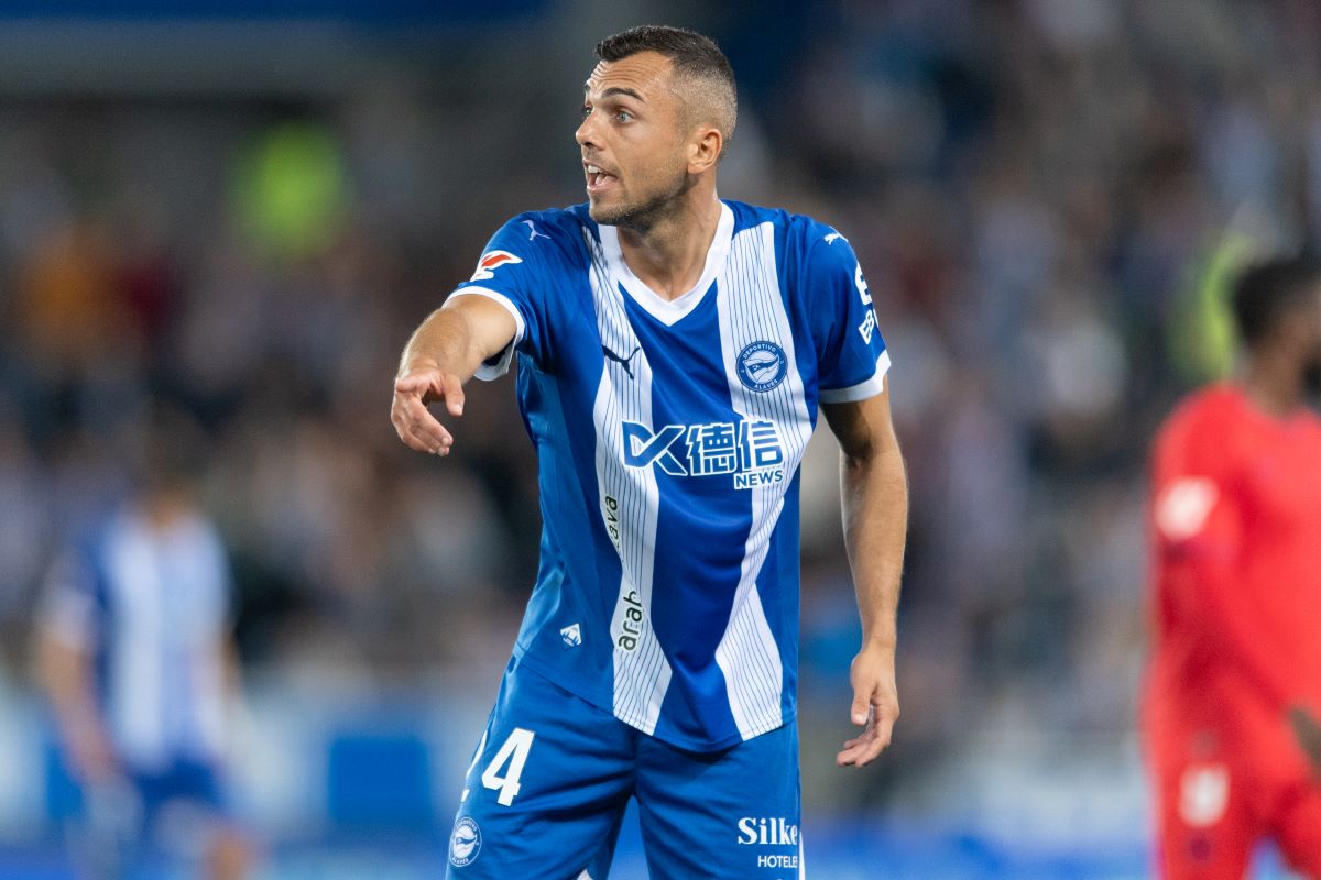 Joan Jordán en el Deportivo Alavés - Sevilla FC | Foto: @Alaves