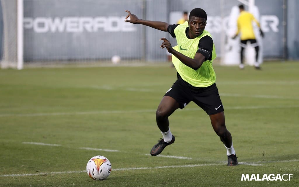 Moussa Diarra, jugador del Málaga CF