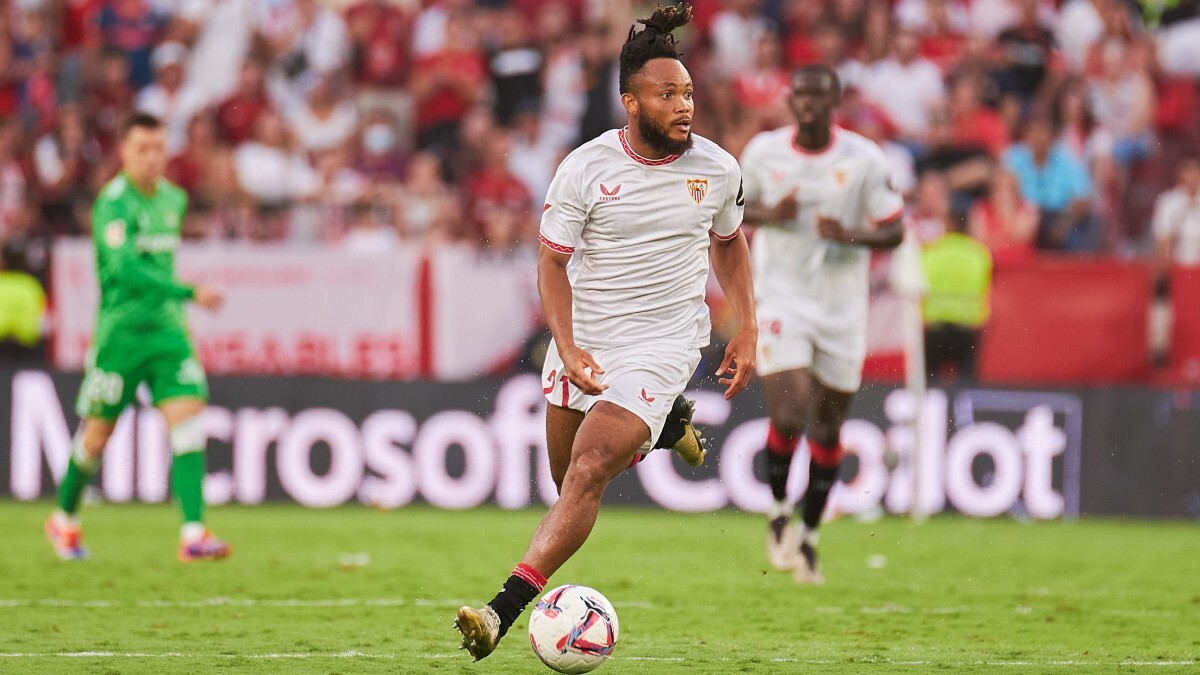 Chidera Ejuke en el Sevilla FC - Real Betis | Salvador López Medina para El MIRA