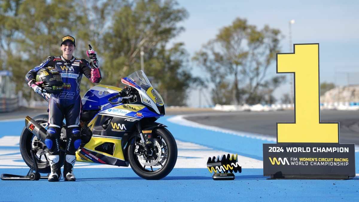 Ana Carrasco, campeona del mundo del WorldWCR | WSBK
