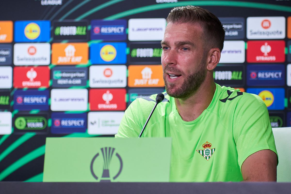 Adrián San Miguel en la rueda de prensa previa al Copenhague | Salvador López Medina para El MIRA