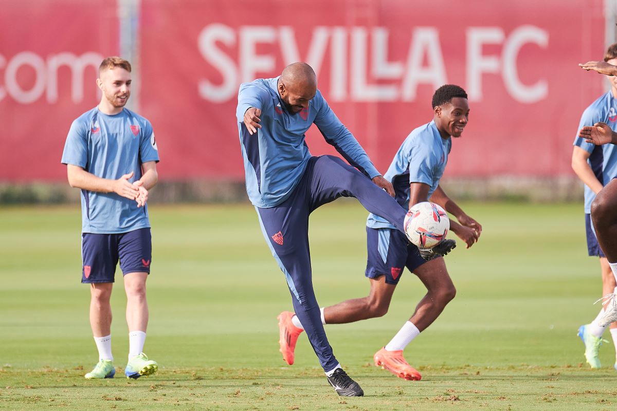 Marcao en el entrenamiento del Sevilla FC | Salvador López Medina para El MIRA