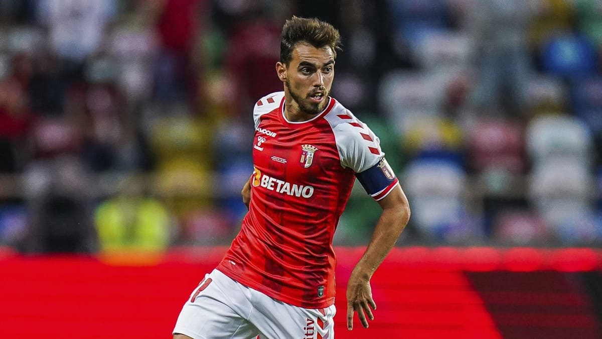 Ricardo Horta durante un partido del Sporting de Braga