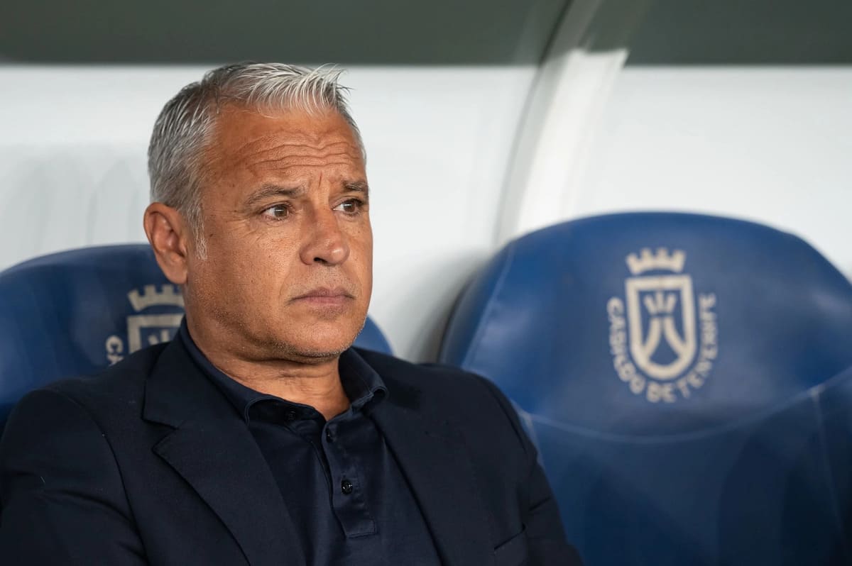 Sergio Pellicer en el CD Tenerife - Málaga CF