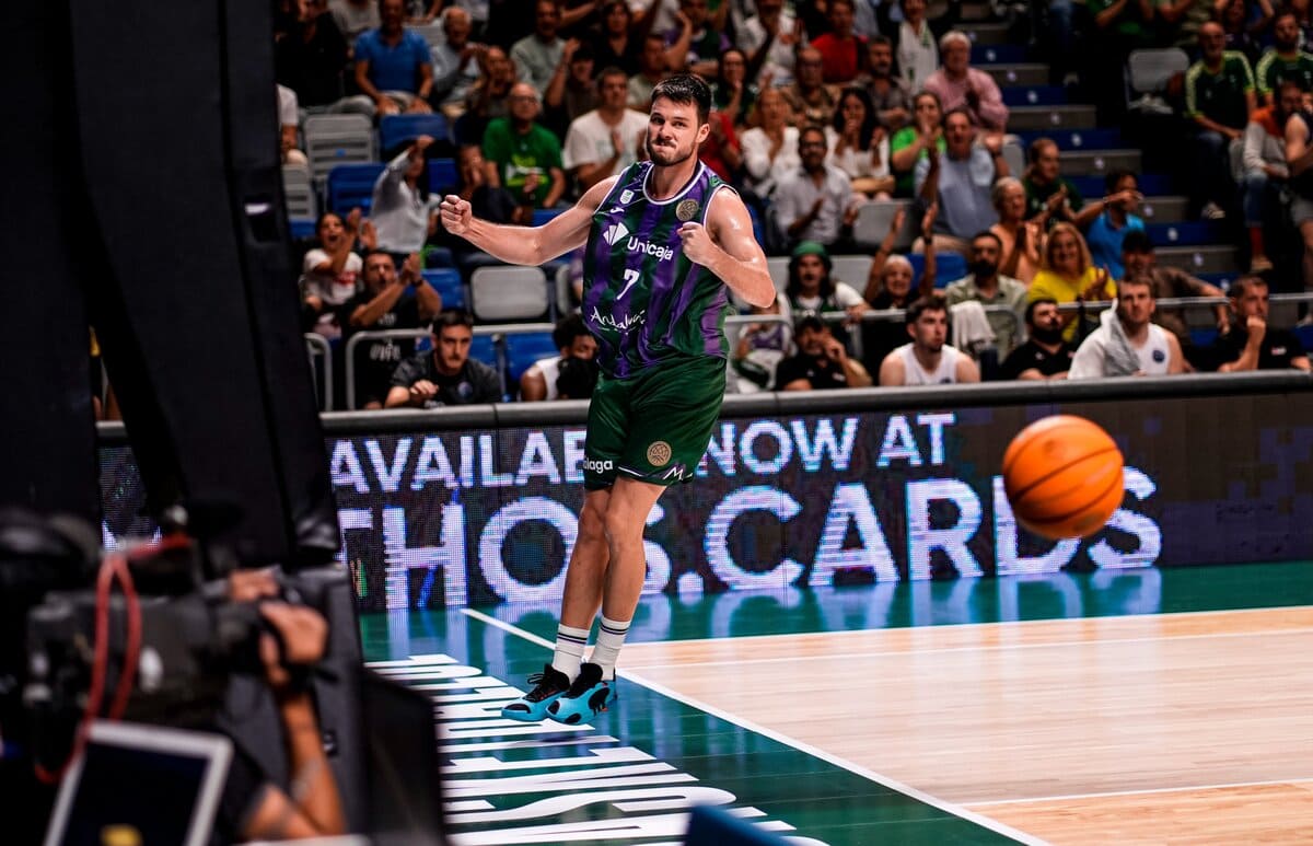 Jonathan Barreiro, jugador de Unicaja Baloncesto
