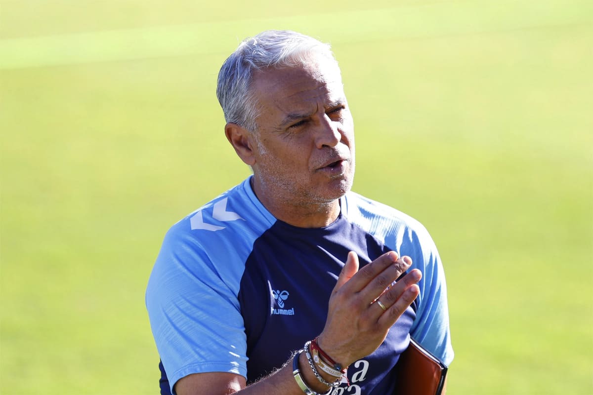 Sergio Pellicer, entrenador del Málaga CF