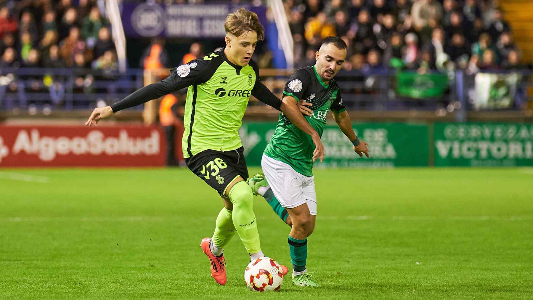 Jesús Rodríguez en el CD Gévora - Real Betis | Salvador López Medina para El MIRA