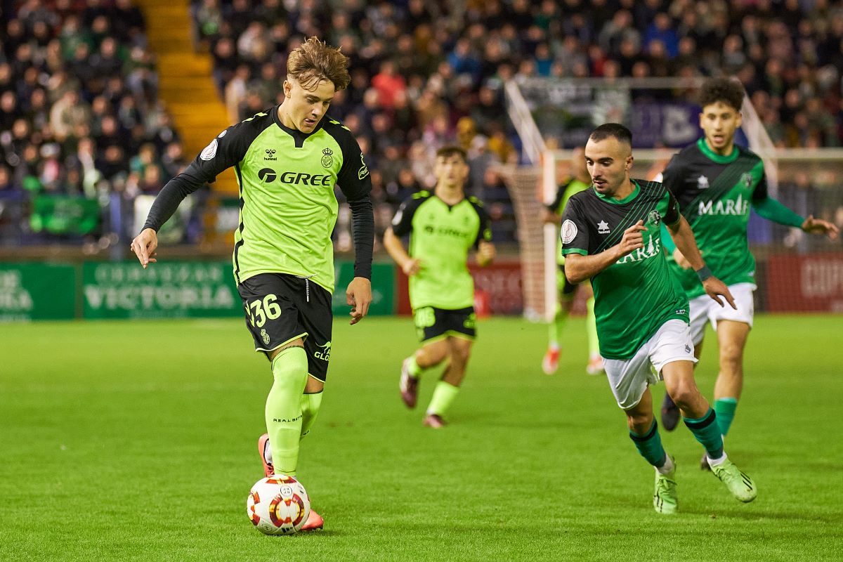 Jesús Rodríguez en el CD Gévora - Real Betis | Salvador López Medina para El MIRA