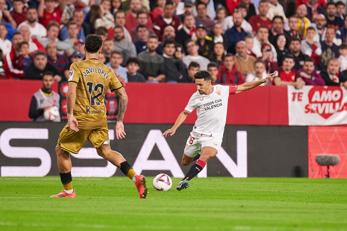 Jesús Navas en el Sevilla FC - Real Sociedad | Salvador López Medina para El MIRA