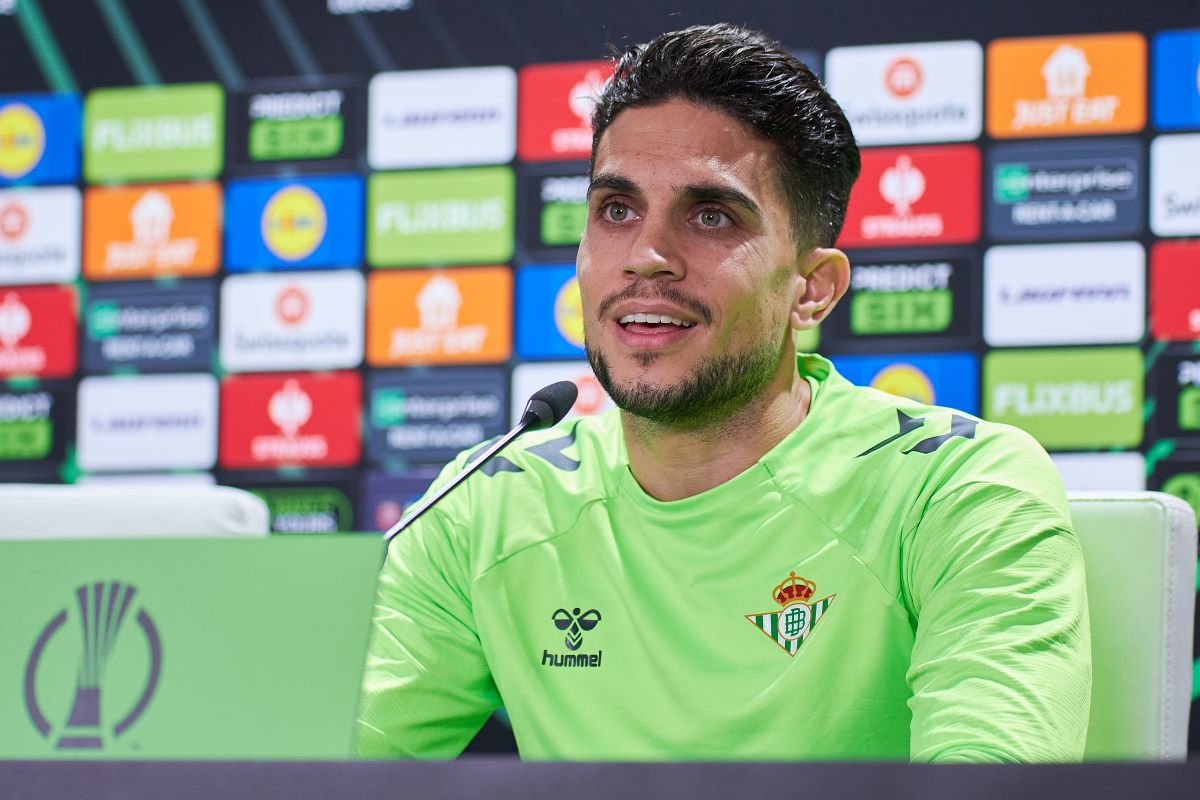 Marc Bartra en la previa del partido ante el Celje en Conference League | Salvador López Medina para El MIRA