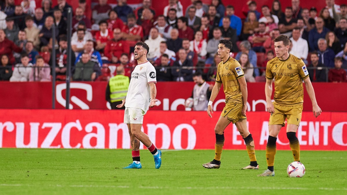 Isaac Romero en el Sevilla FC - Real Sociedad | Salvador López Medina para El MIRA