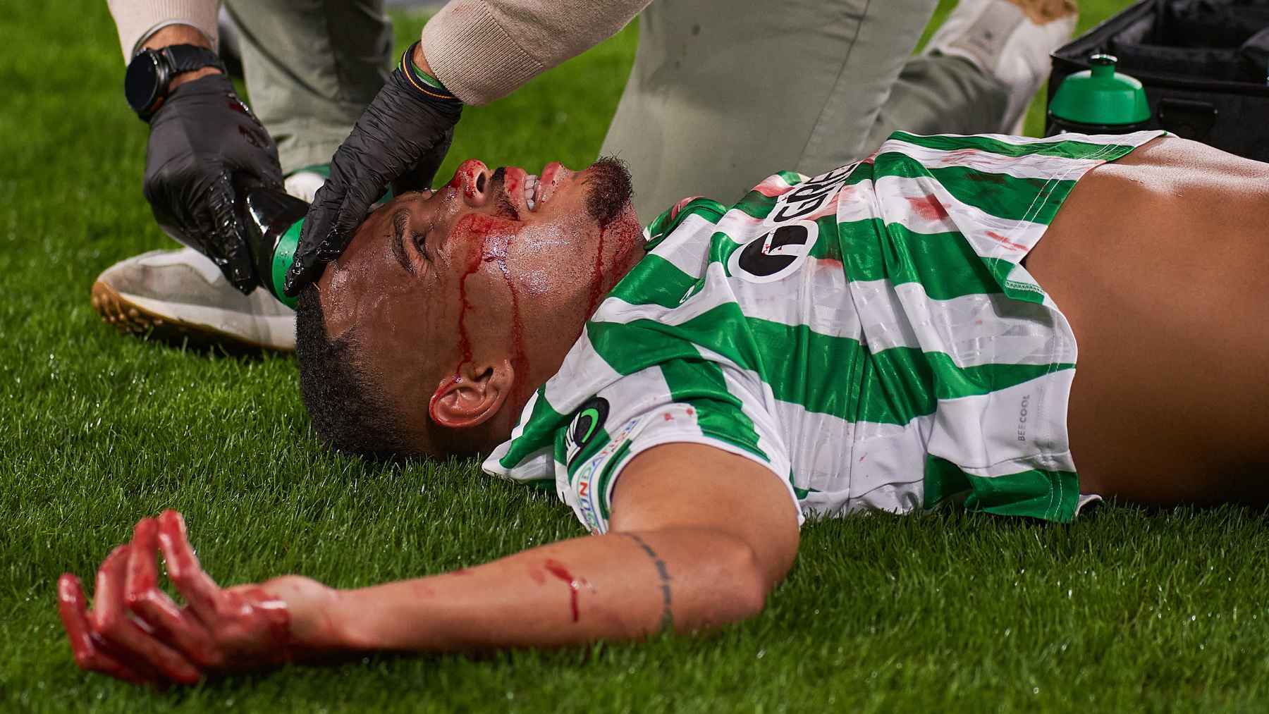 Natan en el Real Betis - Celje | Salvador López Medina para El MIRA