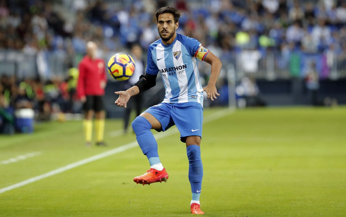 José Recio durante su etapa en el Málaga CF