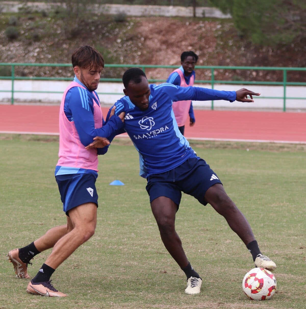 Sesión de entrenamiento del Marbella FC
