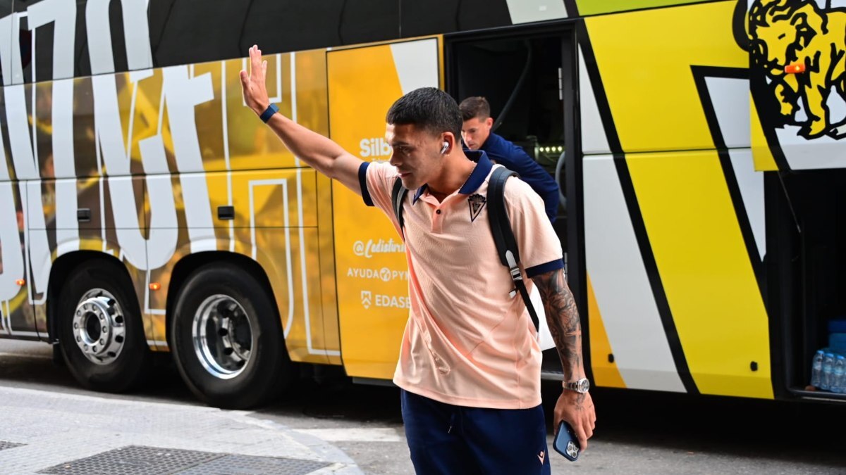 Brian Ocampo en la previa del Cádiz CF - Deportivo de La Coruña | CCF