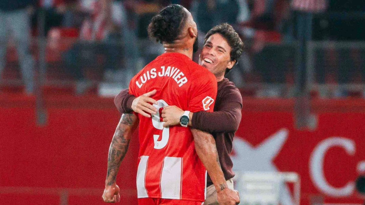 Luis Suárez y Rubi tras el UD Almería - Granada CF | UDA