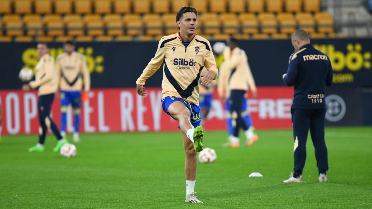 Iván Alejo en la previa del Cádiz CF - CD Eldense de la Copa del Rey | CCF