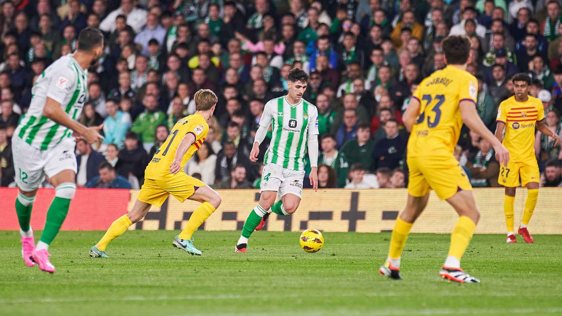 Johnny Cardoso en el Real Betis - FC Barcelona | Salvador López Medina para El MIRA