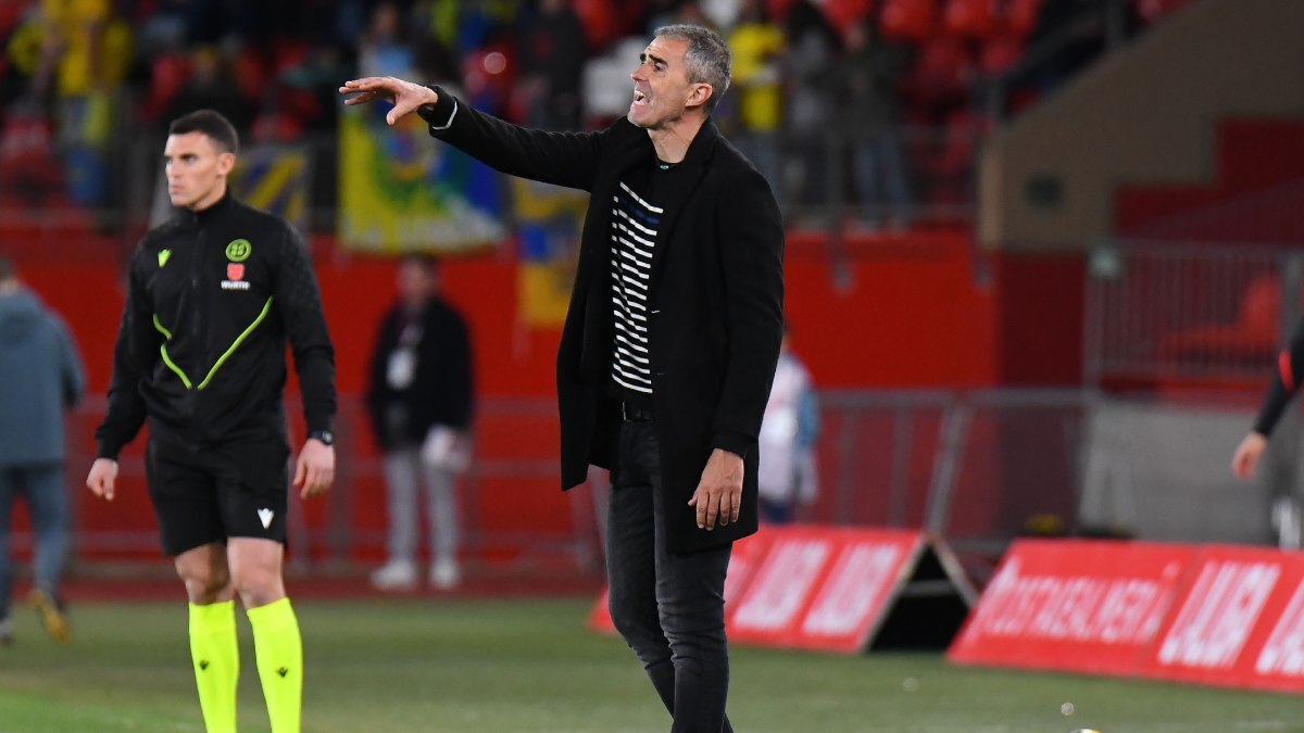 Gaizka Garitano en el UD Almería - Cádiz CF | CCF