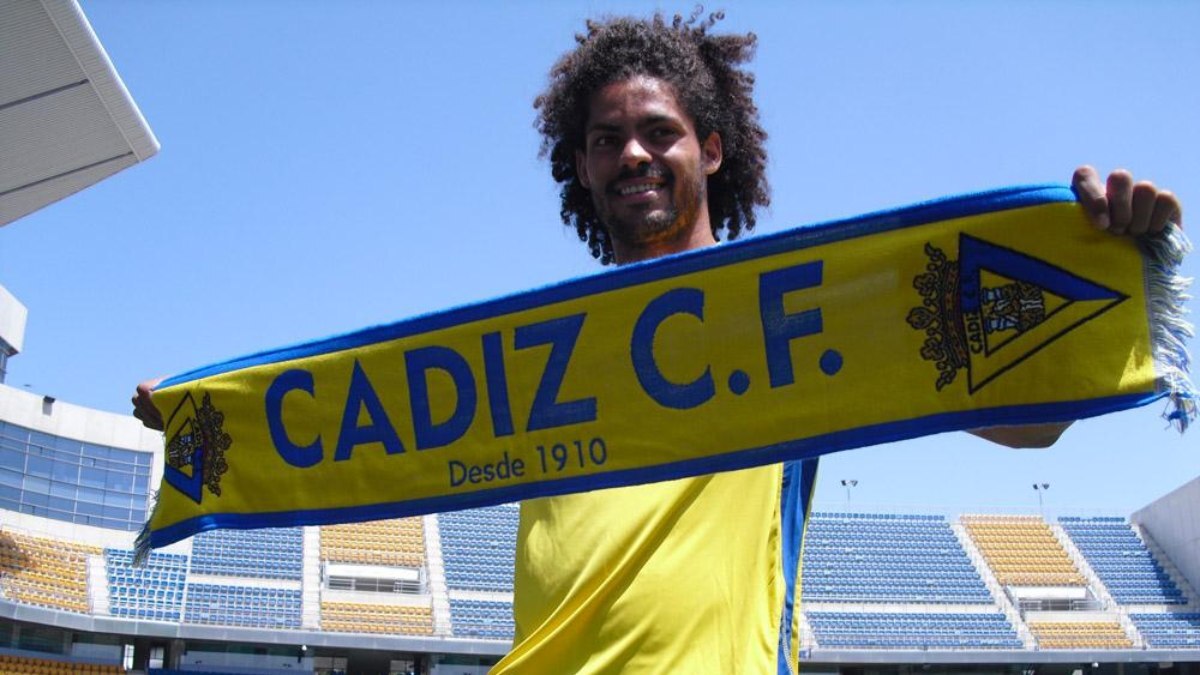 Aridane Hernández en su presentación con el Cádiz CF | CCF