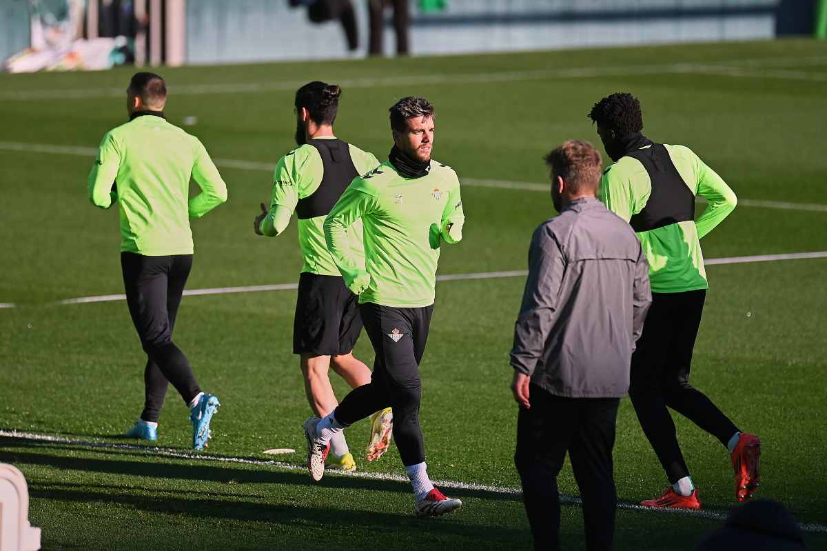 Lo Celso en el entrenamiento del Real Betis a puertas abiertas | Salvador López Medina para El MIRA