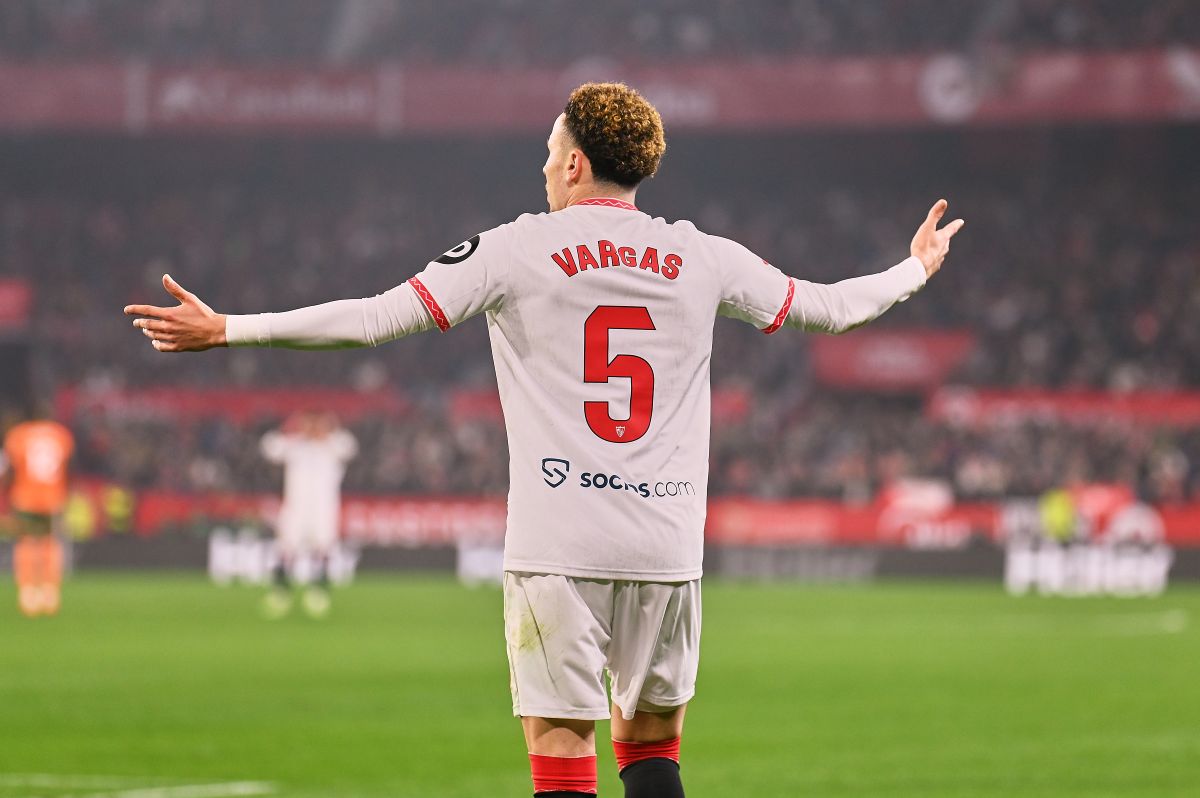 Rubén Vargas en el Sevilla FC - Valencia CF | Salvador López Medina para El MIRA