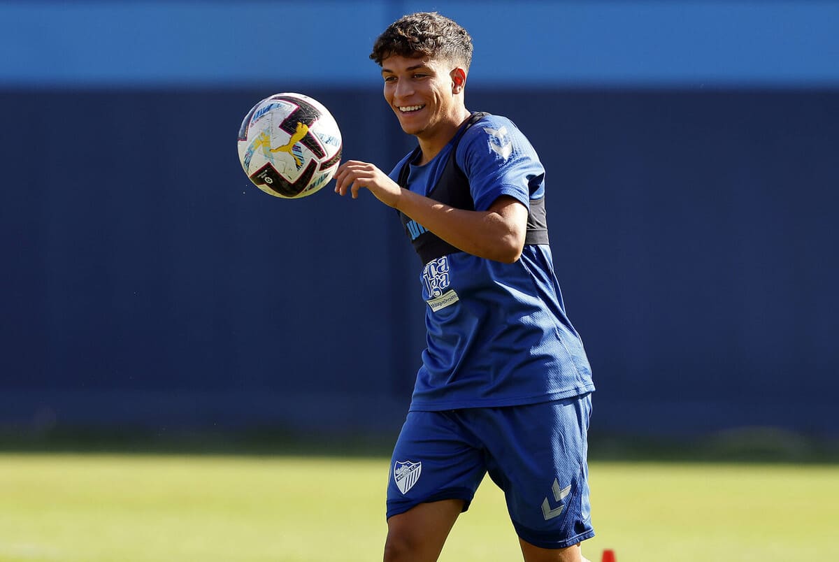 Haitam, jugador del Málaga CF