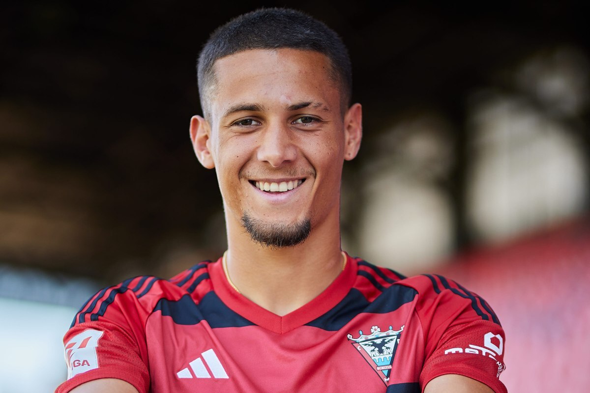 Alan Godoy durante su etapa en el CD Mirandés | CDM