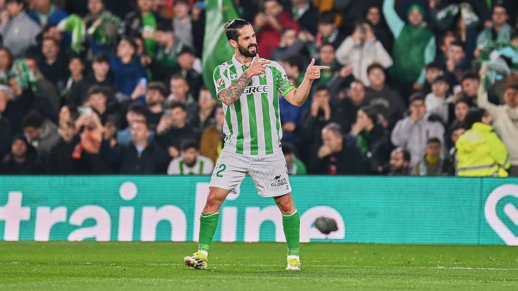 Isco celebra su gol en el Real Betis - Athletic Club | Salvador López Medina para El MIRA