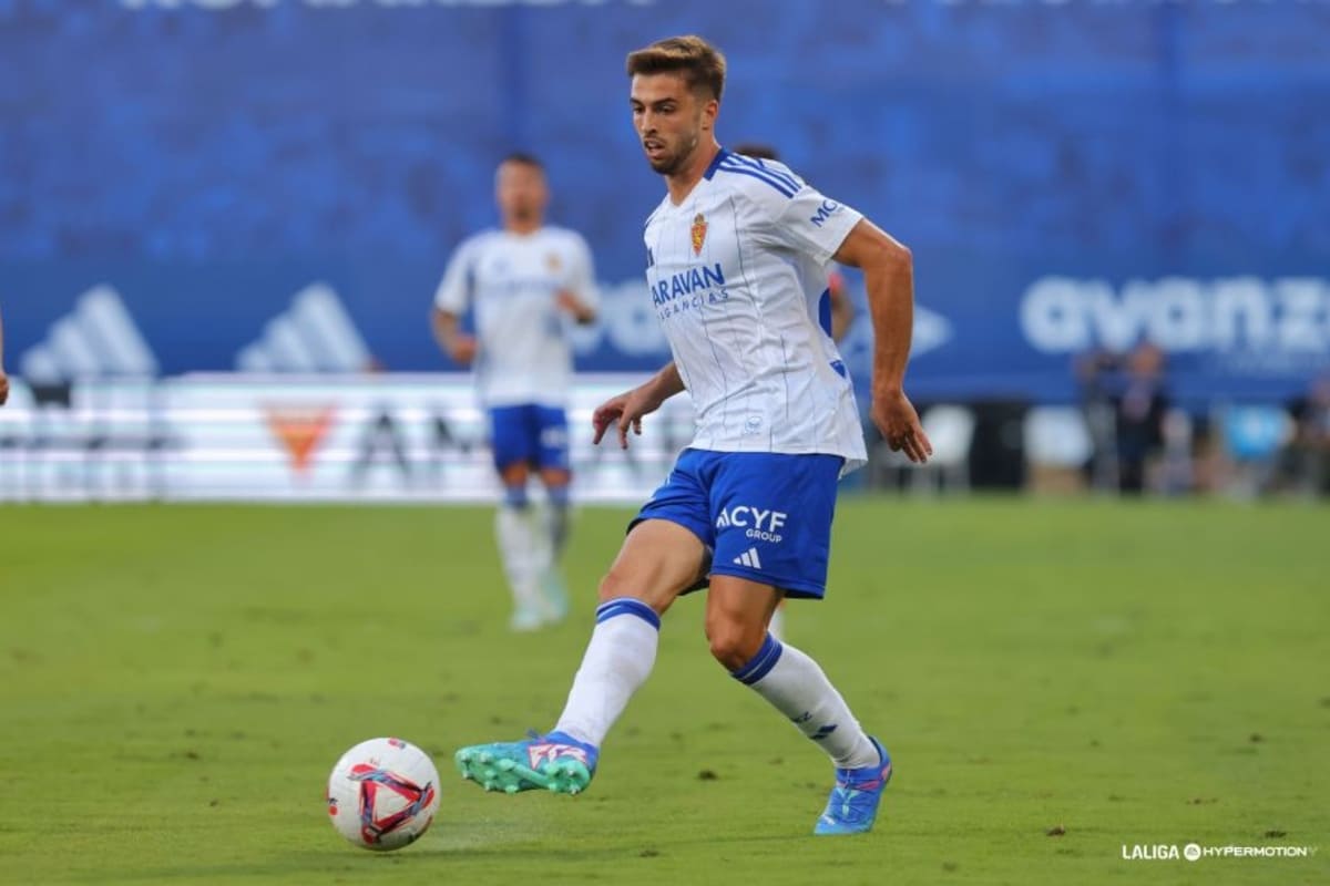 Alberto Marí, jugador del Real Zaragoza, está en la órbita del Málaga CF