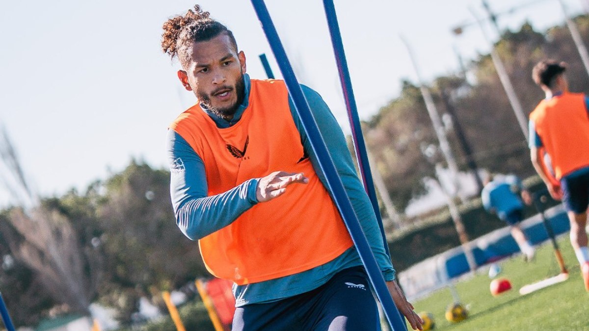 Luis Suárez durante un entrenamiento de la UD Almería | UDA