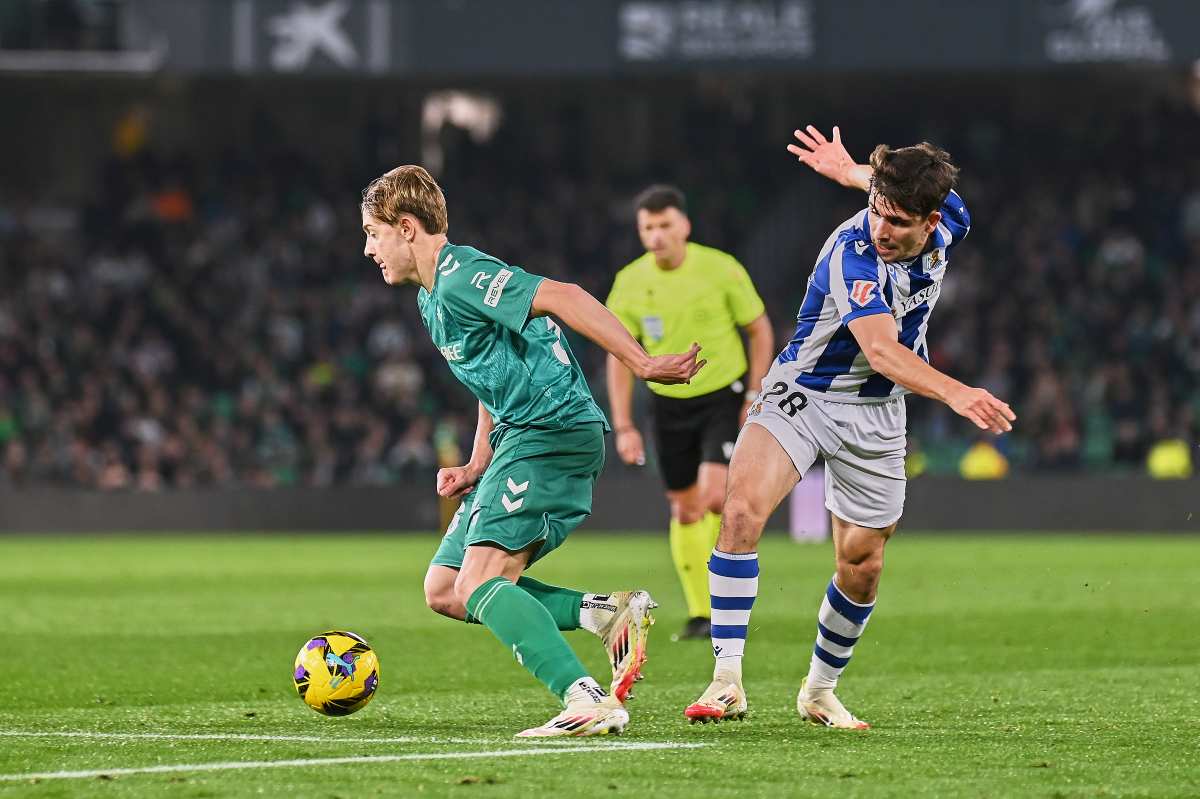 Jesús Rodríguez en el Real Betis - Real Sociedad | Salvador López Medina para El MIRA