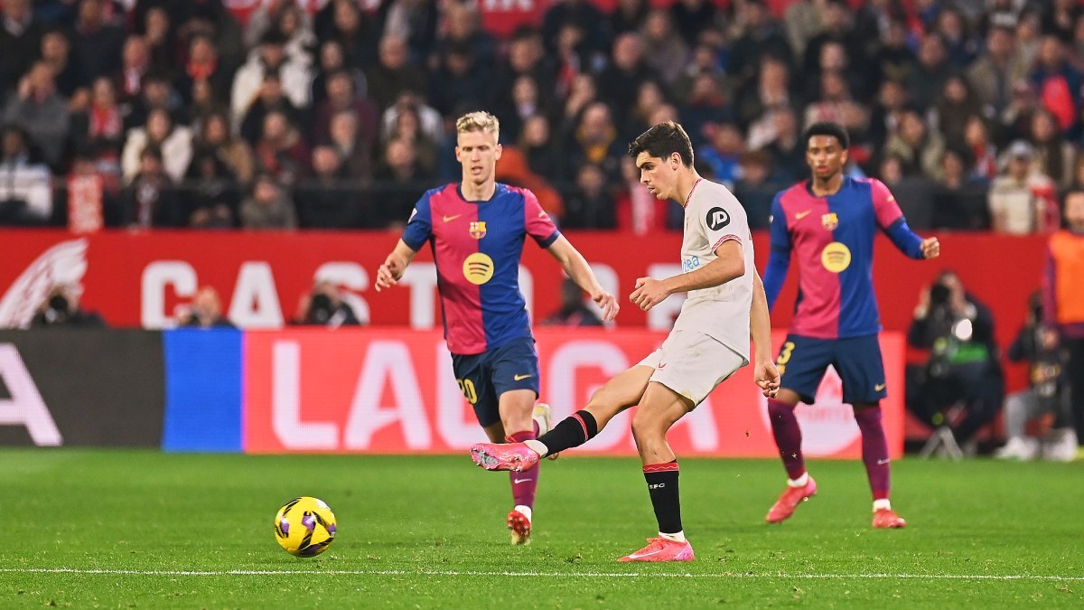 Juanlu Sánchez en el Sevilla FC - FC Barcelona | Salvador López Medina para El MIRA