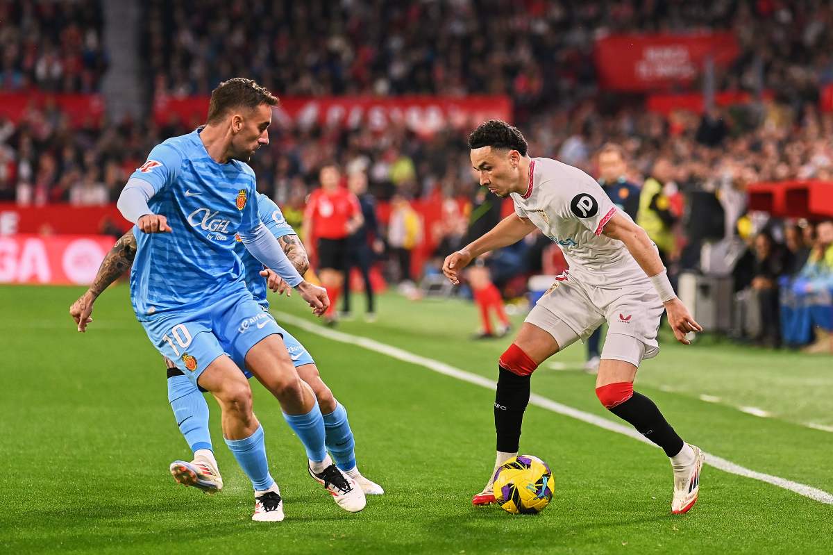 Rubén Vargas en el Sevilla FC - Mallorca | Salvador López Medina para El MIRA